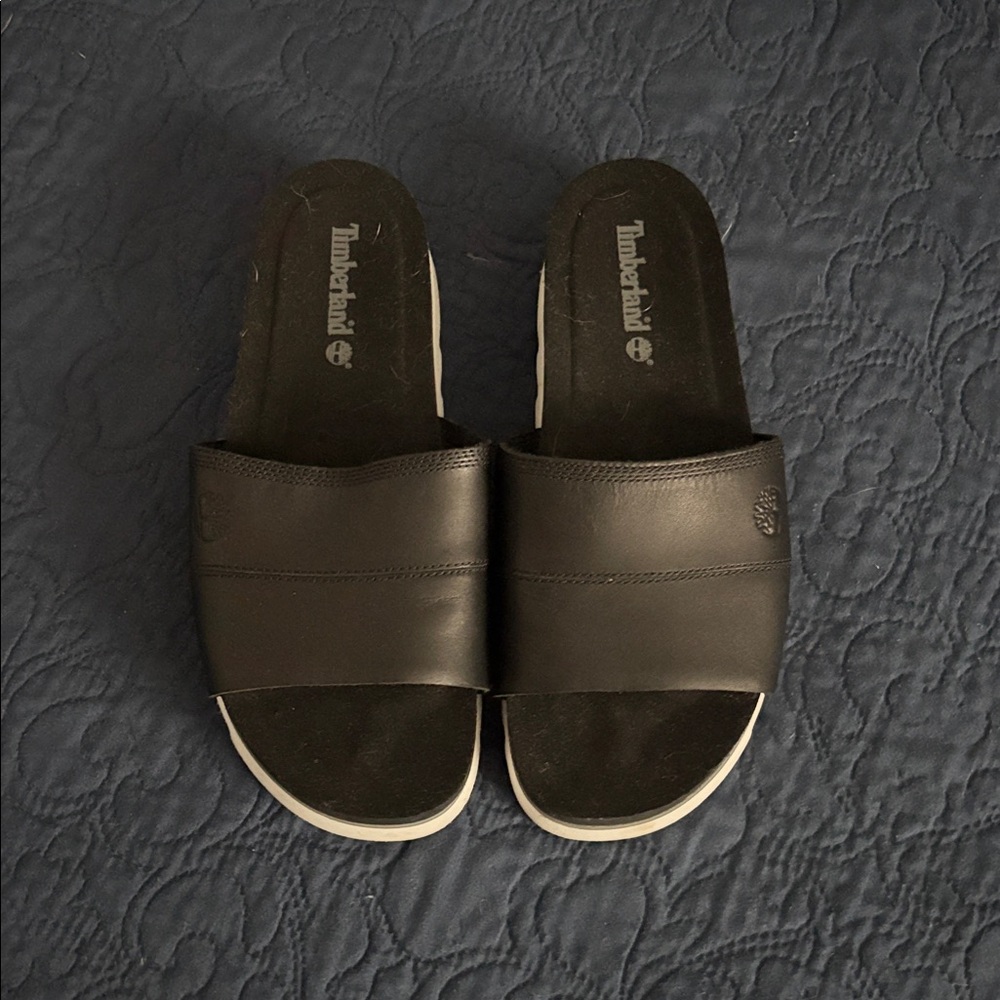 Timberland Santa Monica Sunrise Black Leather Sandals